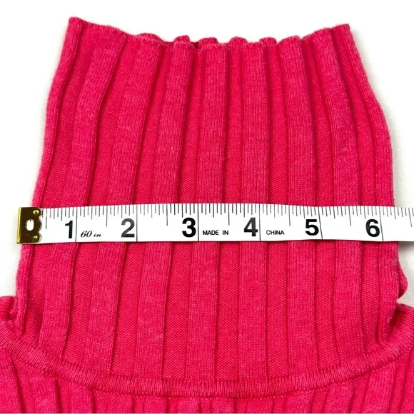 ATHLETA Demi Sleeve Organic Cotton Ribbed Knit Turtleneck - Picture 6 of 9